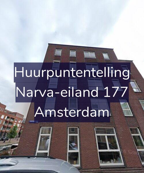 Foto gevel Huurpuntentelling voor Narva-eiland 177, Amsterdam