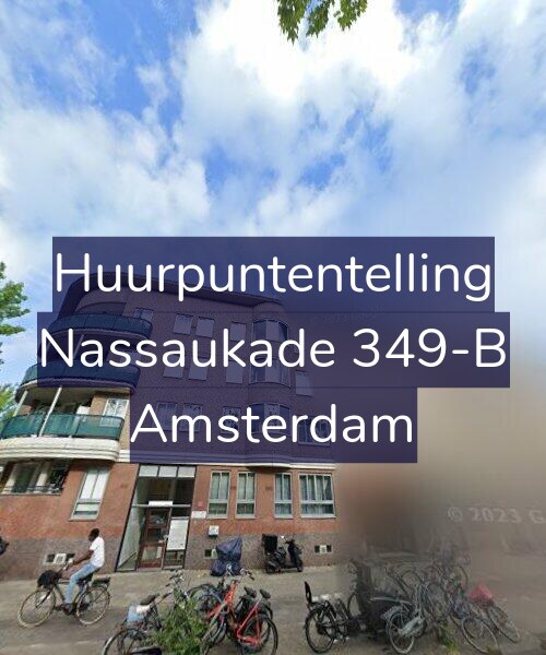 Foto gevel Huurpuntentelling voor Nassaukade 349-B, Amsterdam