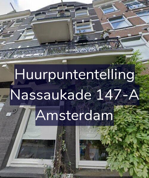 Foto gevel Huurpuntentelling voor Nassaukade 147-A, Amsterdam