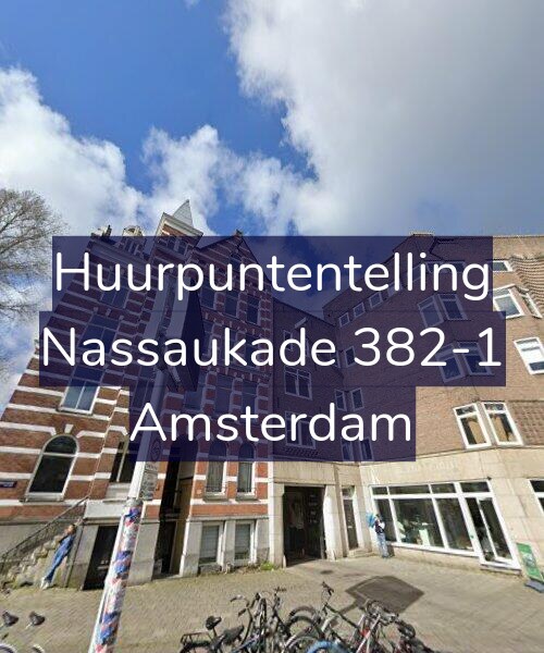 Foto gevel Huurpuntentelling voor Nassaukade 382-1, Amsterdam