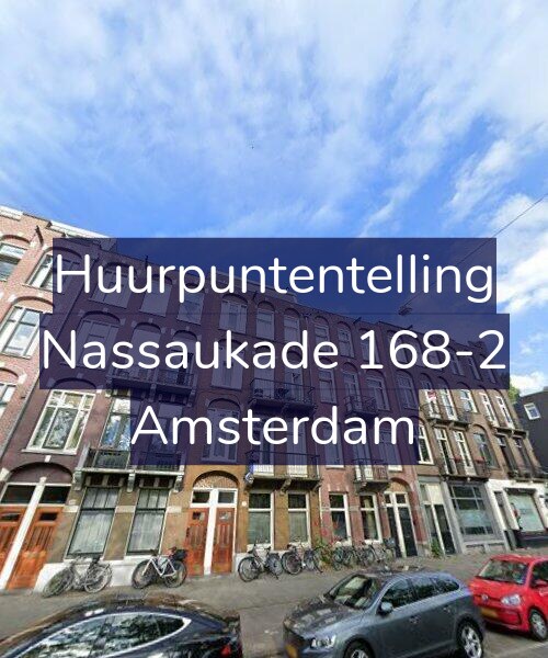 Foto gevel Huurpuntentelling voor Nassaukade 168-2, Amsterdam