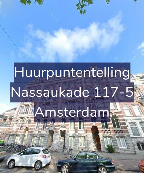 Foto gevel Huurpuntentelling voor Nassaukade 117-5, Amsterdam
