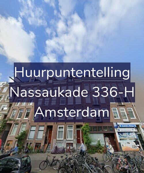 Foto gevel Huurpuntentelling voor Nassaukade 336-H, Amsterdam