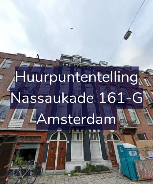 Foto gevel Huurpuntentelling voor Nassaukade 161-G, Amsterdam