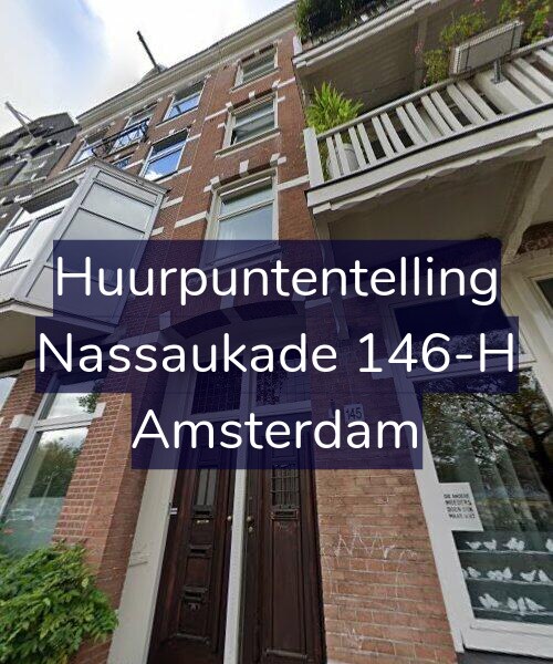 Foto gevel Huurpuntentelling voor Nassaukade 146-H, Amsterdam