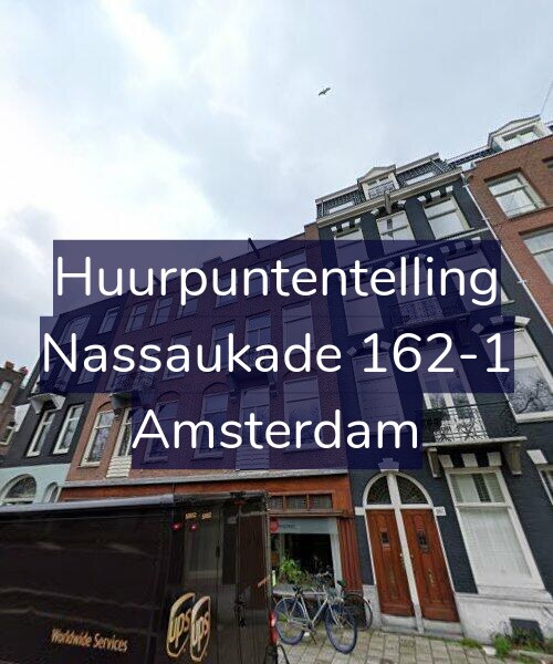 Foto gevel Huurpuntentelling voor Nassaukade 162-1, Amsterdam