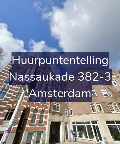 Foto gevel Huurpuntentelling voor Nassaukade 382-3, Amsterdam