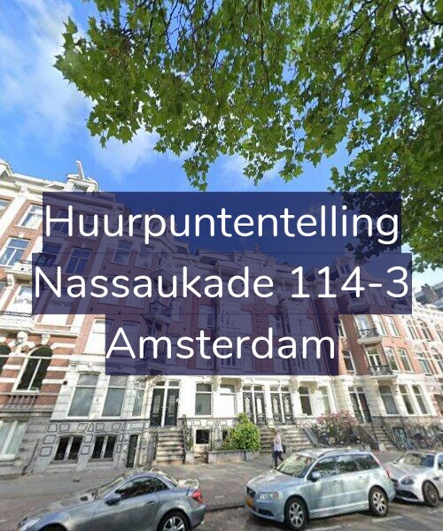 Foto gevel Huurpuntentelling voor Nassaukade 114-3, Amsterdam