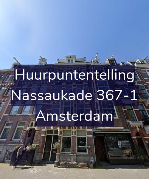 Foto gevel Huurpuntentelling voor Nassaukade 367-1, Amsterdam