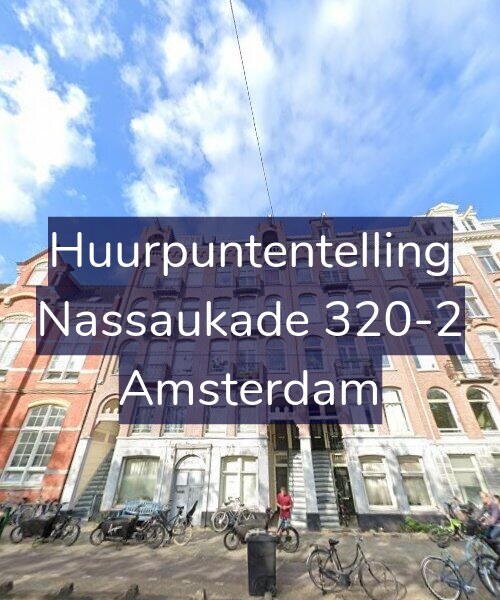 Foto gevel Huurpuntentelling voor Nassaukade 320-2, Amsterdam