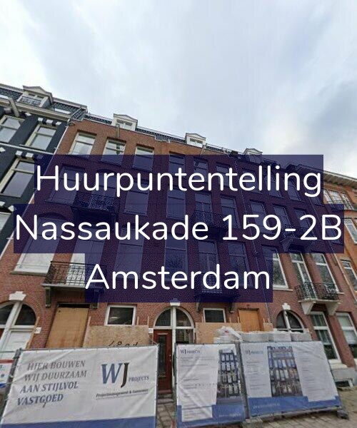 Foto gevel Huurpuntentelling voor Nassaukade 159-2B, Amsterdam