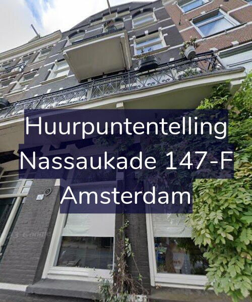Foto gevel Huurpuntentelling voor Nassaukade 147-F, Amsterdam