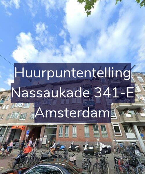 Foto gevel Huurpuntentelling voor Nassaukade 341-E, Amsterdam