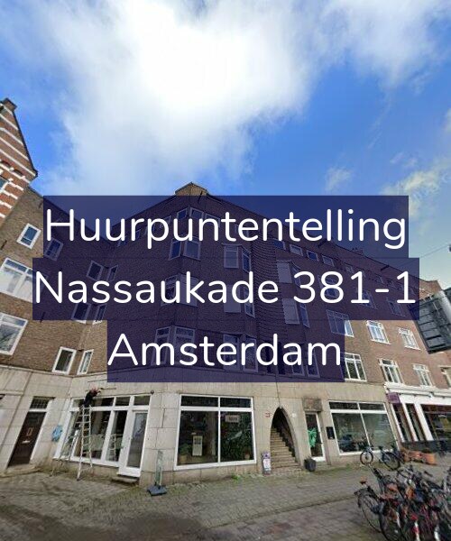 Foto gevel Huurpuntentelling voor Nassaukade 381-1, Amsterdam