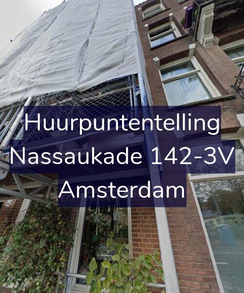 Foto gevel Huurpuntentelling voor Nassaukade 142-3V, Amsterdam