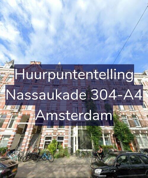 Foto gevel Huurpuntentelling voor Nassaukade 304-A4, Amsterdam