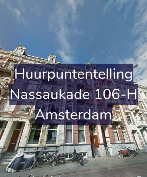 Foto gevel Huurpuntentelling voor Nassaukade 106-H, Amsterdam