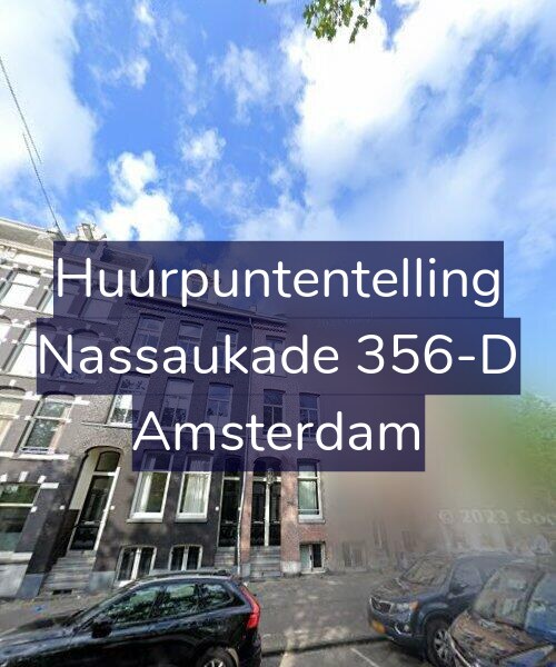 Foto gevel Huurpuntentelling voor Nassaukade 356-D, Amsterdam