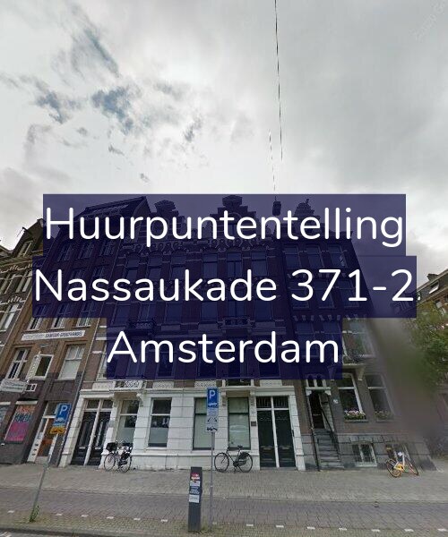 Foto gevel Huurpuntentelling voor Nassaukade 371-2, Amsterdam