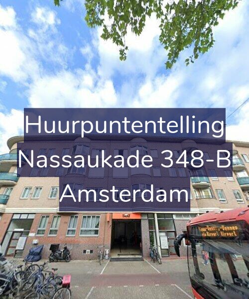 Foto gevel Huurpuntentelling voor Nassaukade 348-B, Amsterdam