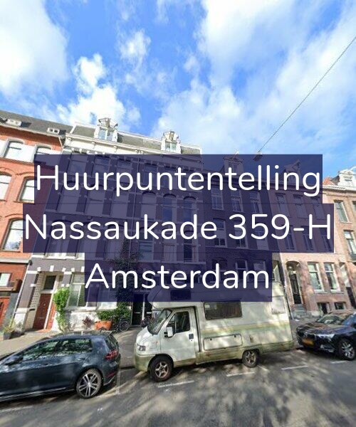 Foto gevel Huurpuntentelling voor Nassaukade 359-H, Amsterdam