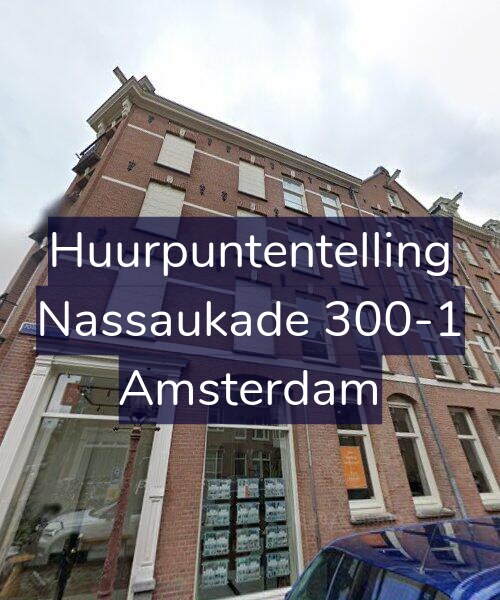 Foto gevel Huurpuntentelling voor Nassaukade 300-1, Amsterdam