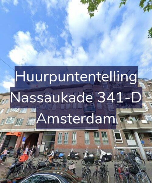 Foto gevel Huurpuntentelling voor Nassaukade 341-D, Amsterdam