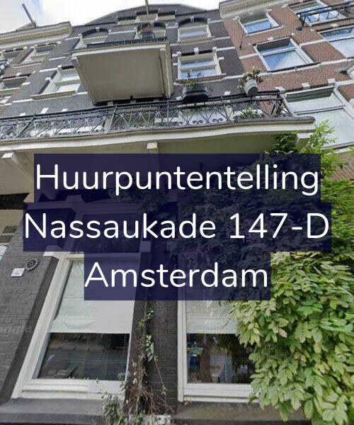 Foto gevel Huurpuntentelling voor Nassaukade 147-D, Amsterdam