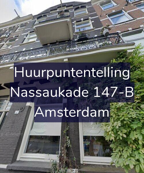 Foto gevel Huurpuntentelling voor Nassaukade 147-B, Amsterdam