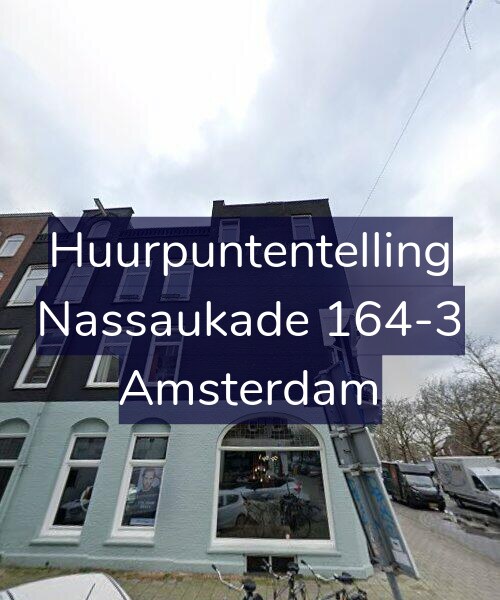 Foto gevel Huurpuntentelling voor Nassaukade 164-3, Amsterdam