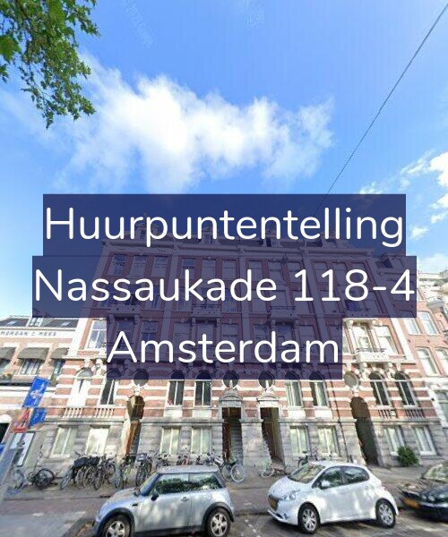 Foto gevel Huurpuntentelling voor Nassaukade 118-4, Amsterdam