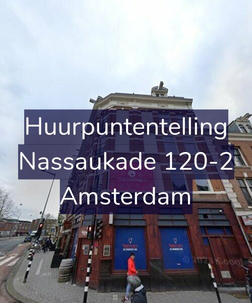 Foto gevel Huurpuntentelling voor Nassaukade 120-2, Amsterdam