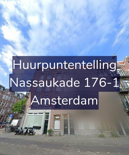 Foto gevel Huurpuntentelling voor Nassaukade 176-1, Amsterdam