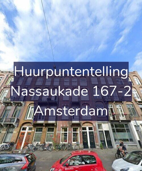 Foto gevel Huurpuntentelling voor Nassaukade 167-2, Amsterdam