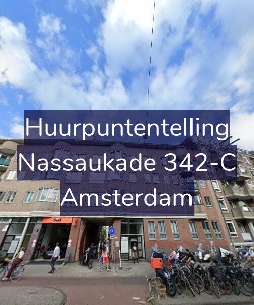 Foto gevel Huurpuntentelling voor Nassaukade 342-C, Amsterdam