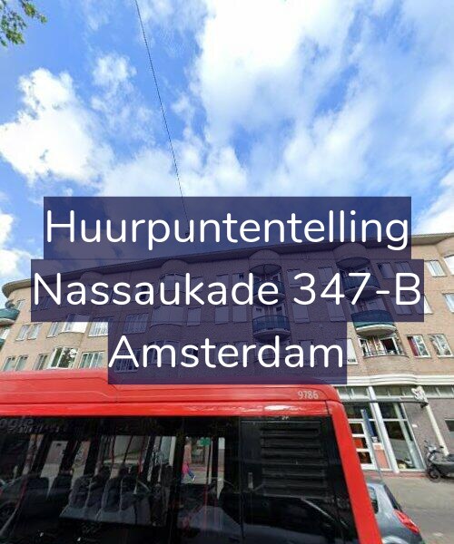 Foto gevel Huurpuntentelling voor Nassaukade 347-B, Amsterdam