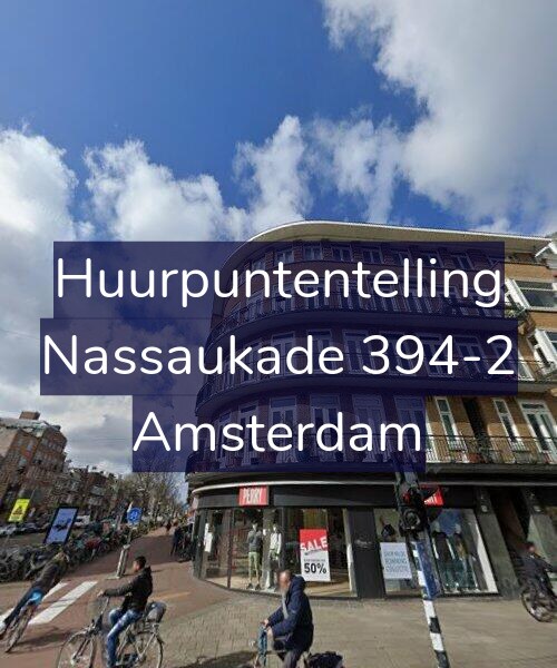 Foto gevel Huurpuntentelling voor Nassaukade 394-2, Amsterdam