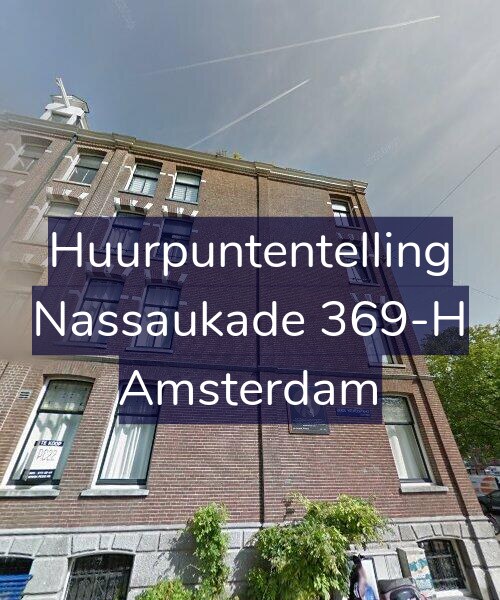Foto gevel Huurpuntentelling voor Nassaukade 369-H, Amsterdam