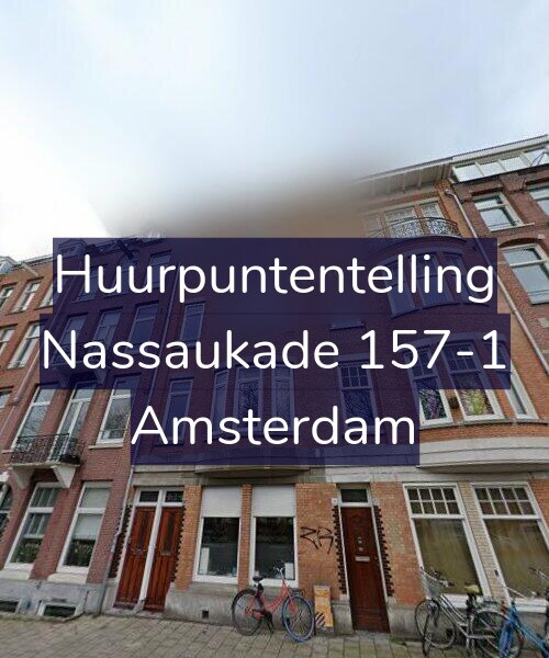 Foto gevel Huurpuntentelling voor Nassaukade 157-1, Amsterdam