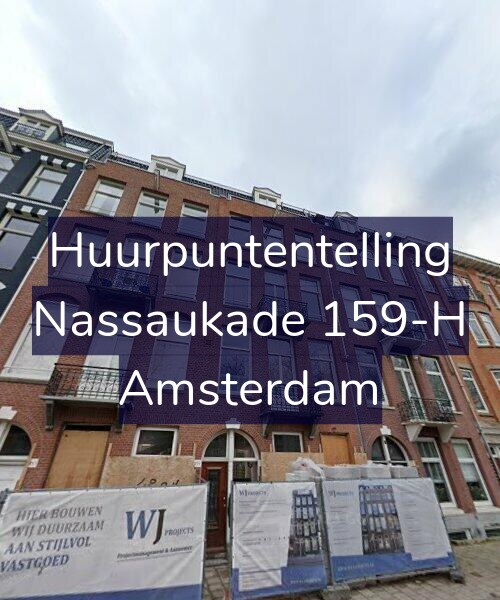 Foto gevel Huurpuntentelling voor Nassaukade 159-H, Amsterdam