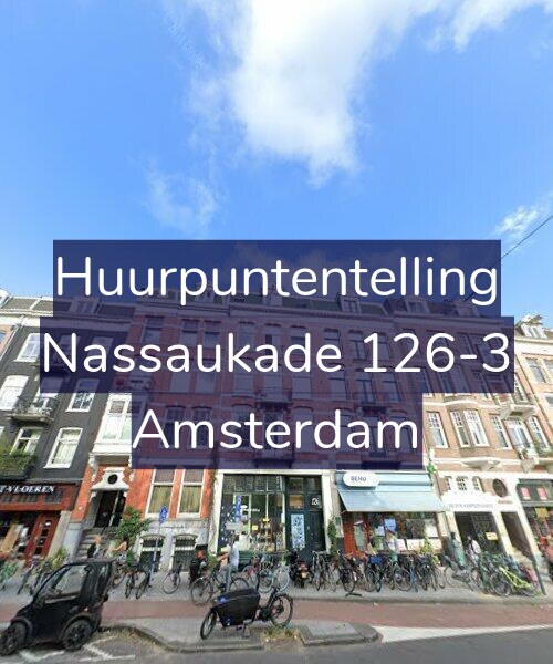 Foto gevel Huurpuntentelling voor Nassaukade 126-3, Amsterdam