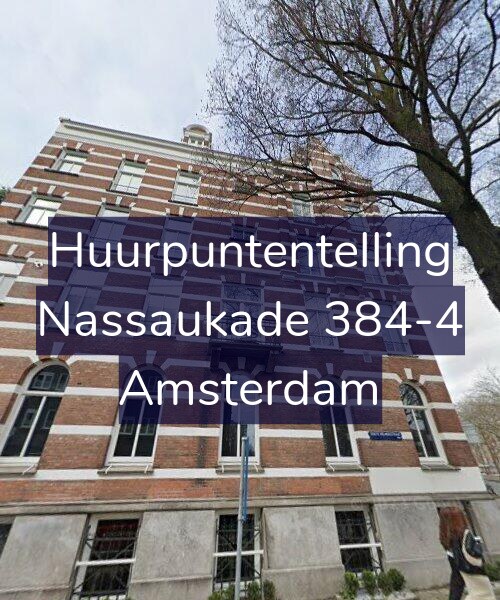 Foto gevel Huurpuntentelling voor Nassaukade 384-4, Amsterdam