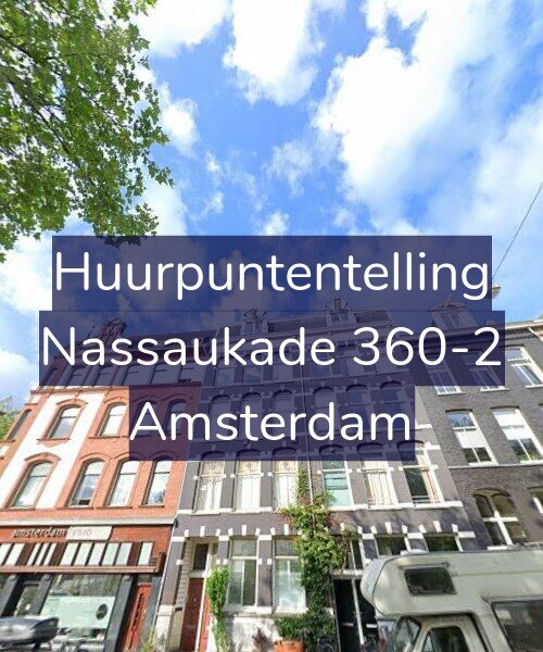 Foto gevel Huurpuntentelling voor Nassaukade 360-2, Amsterdam