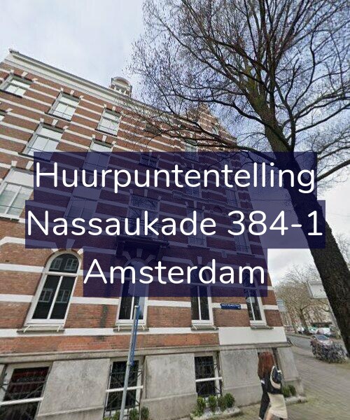 Foto gevel Huurpuntentelling voor Nassaukade 384-1, Amsterdam