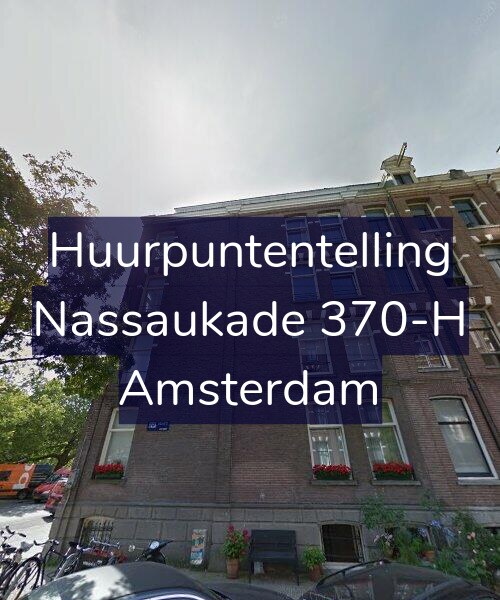 Foto gevel Huurpuntentelling voor Nassaukade 370-H, Amsterdam