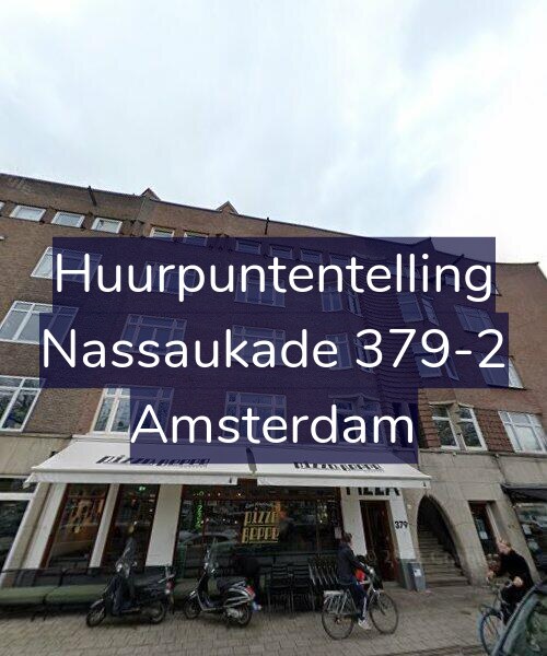 Foto gevel Huurpuntentelling voor Nassaukade 379-2, Amsterdam