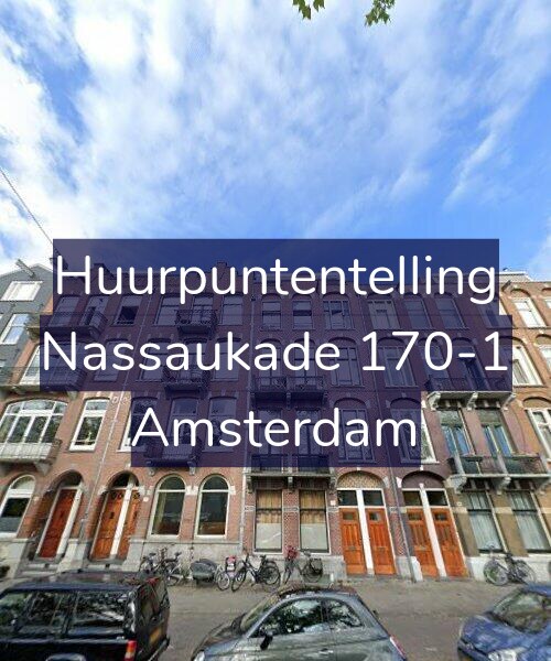 Foto gevel Huurpuntentelling voor Nassaukade 170-1, Amsterdam