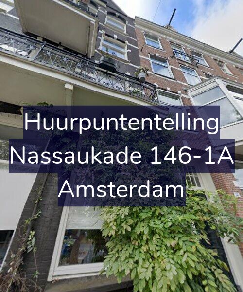 Foto gevel Huurpuntentelling voor Nassaukade 146-1A, Amsterdam