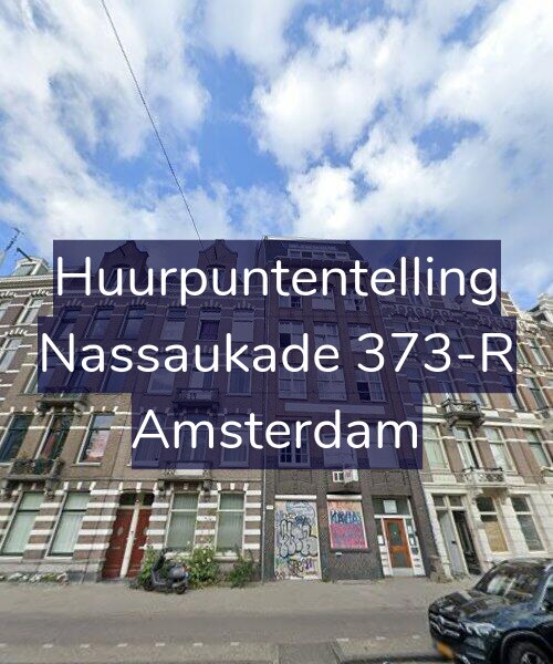 Foto gevel Huurpuntentelling voor Nassaukade 373-R, Amsterdam