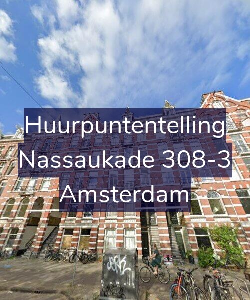 Foto gevel Huurpuntentelling voor Nassaukade 308-3, Amsterdam